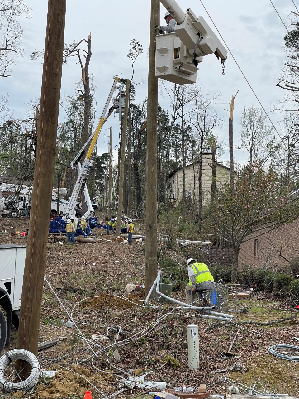 Little Rock tornado damage